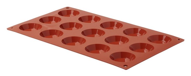 Confezione 1 pezzo STAMPO SILICONE 15 MI-TARTEL.1/3 D45 H10