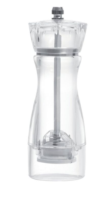 Confezione 1 pezzo MACINA PEPE ACRILICO H.15CM
