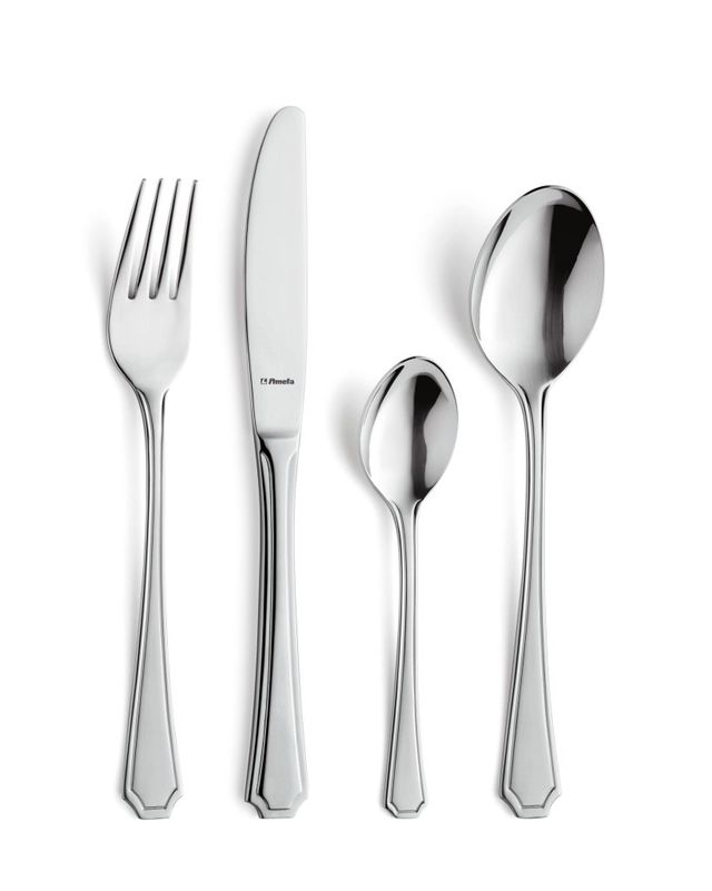 Confezione 12 pezzi COLT.TAVOLA CRANTE  OCTAVE INOX 18/0