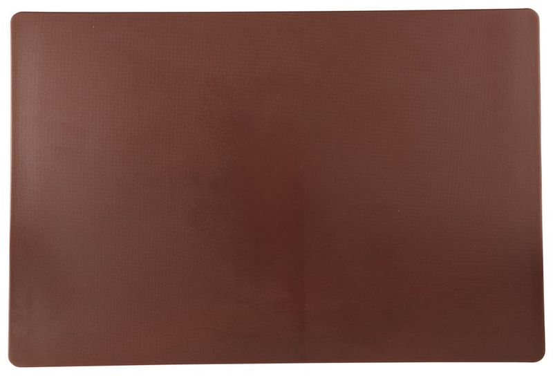Confezione 1 pezzo TAGLIERE POLIET.MARRON CM.600X400X20