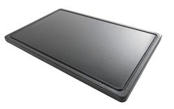 Confezione 1 pezzo TAGLIERE POLIET. 53X32,5X2CM CON SCANALATURA NERO