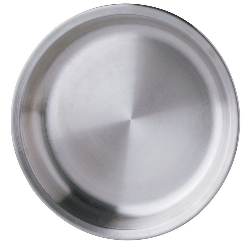 Confezione 1 pezzo VASSOIO FRUTTI DI MARE  28CM  INOX