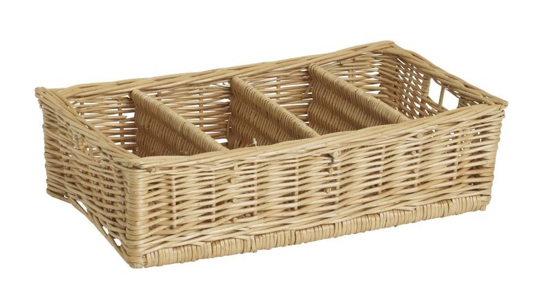 Confezione 1 pezzo PORTAPOSATE VIMINI 50X30 H15CM