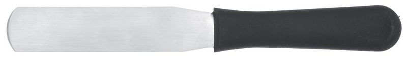Confezione 1 pezzo SPATOLA DRITTA INOX 23CM MAN.PLAST