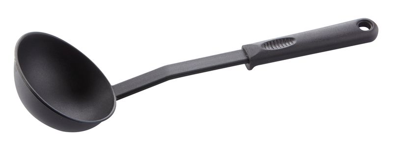 Confezione 1 pezzo MESTOLO NYLON 31CM NERO