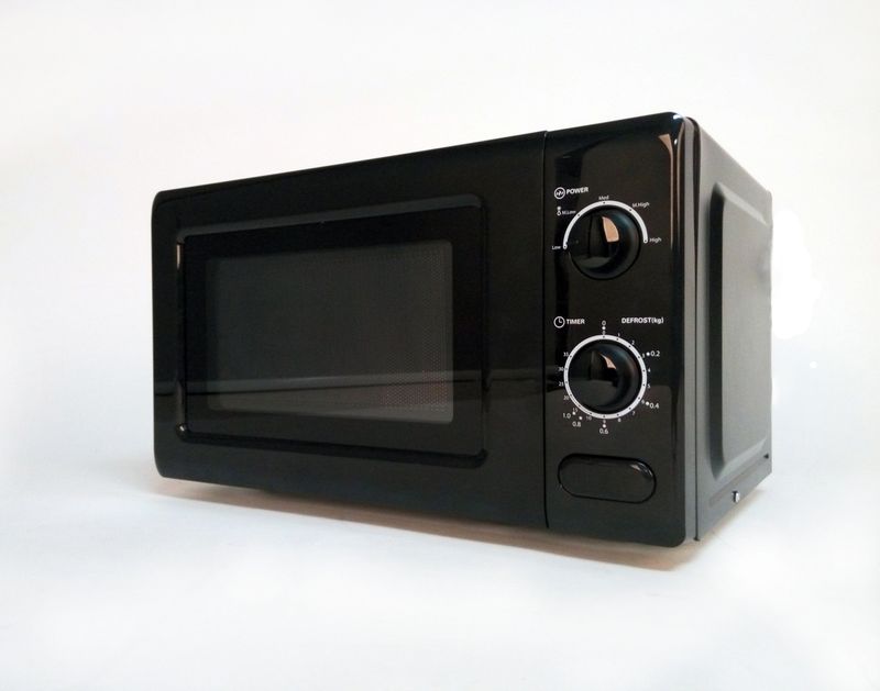 Confezione 1 pezzo FORNO MICROONDE 20L 700W MECCANICO PL25,5 NERO