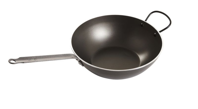 Confezione 1 pezzo PADELLA WOK 30 CM ALU ANTIADERENTE