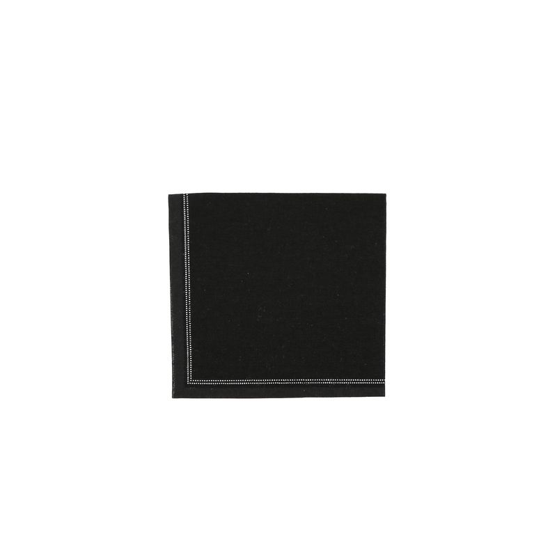 Confezione 40 pezzi P25 TOVAGLIOLO COSY COTONE NERO 20X20