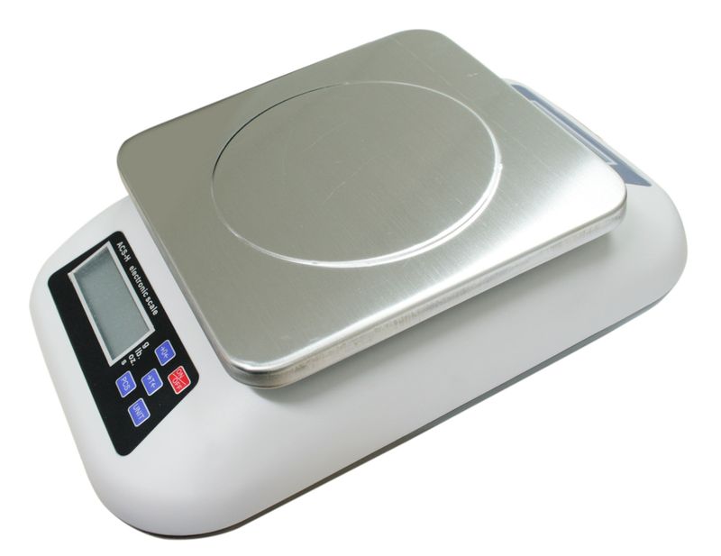 Confezione 1 pezzo BILANCIA 10KG 10G A/SECT DOPPIO SCHERMO