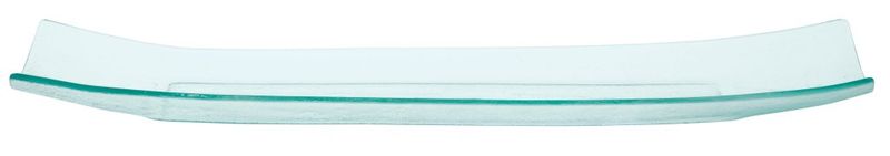 Confezione 6 pezzi PIATTO RETT.IN VETRO 31X7,5CM BAMBOO