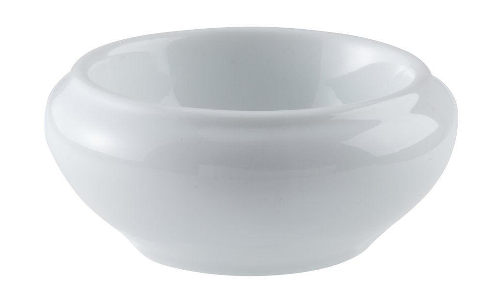 Confezione 12 pezzi BURRIERA PORZIONE 20-25G  6,5CM BIANCA