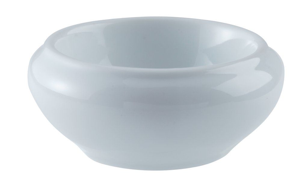 Confezione 12 pezzi BURRIERA PORZIONE 40-45G 7,5CM BIANCA