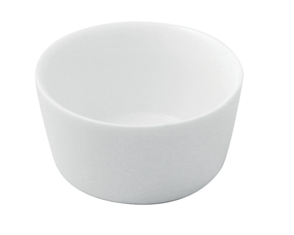 Confezione 12 pezzi RAMEQUIN UNI     7CM PORCEL.BIANC.HE