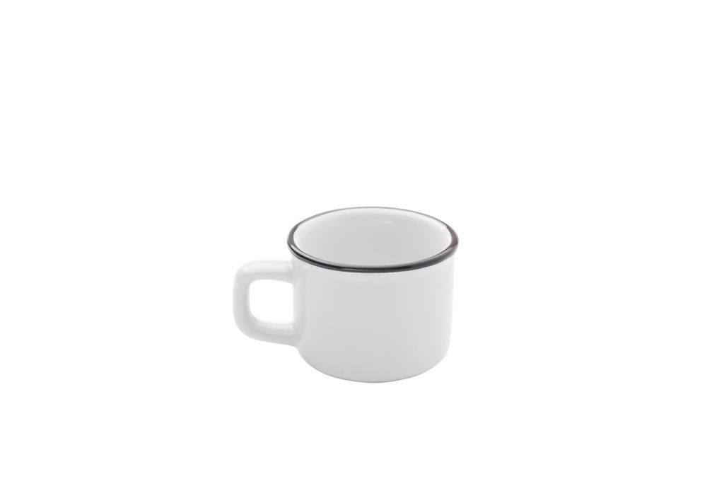 Confezione 6 pezzi TAZZA 6CL BIANCO FILO NERO BISTROT