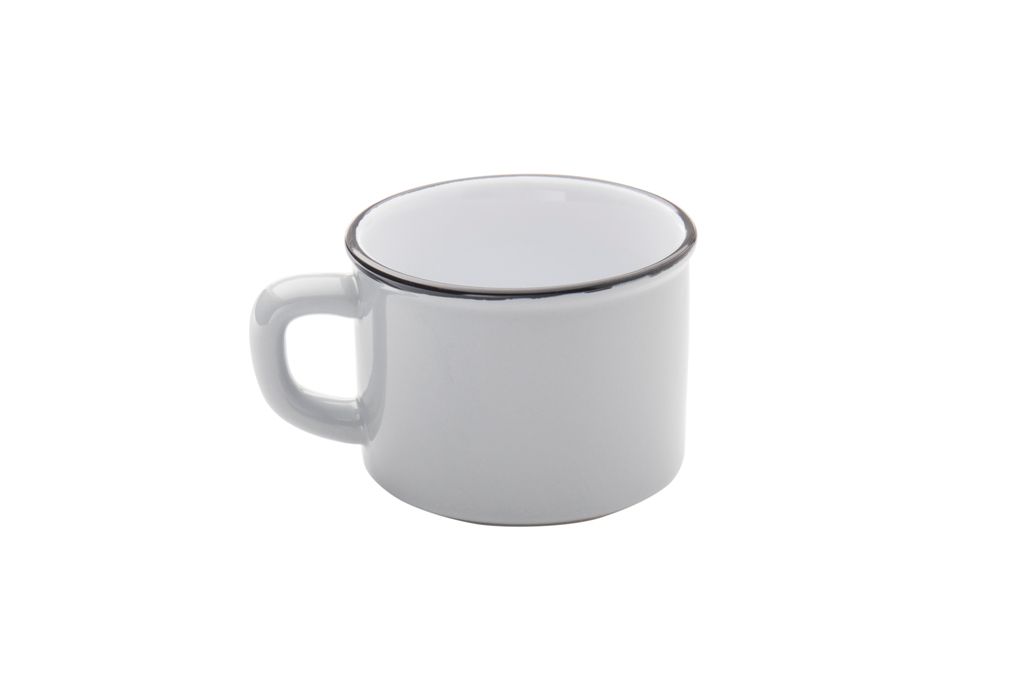 Confezione 6 pezzi MUG BASSO25CL GRIGIO FILO NERO BISTROT