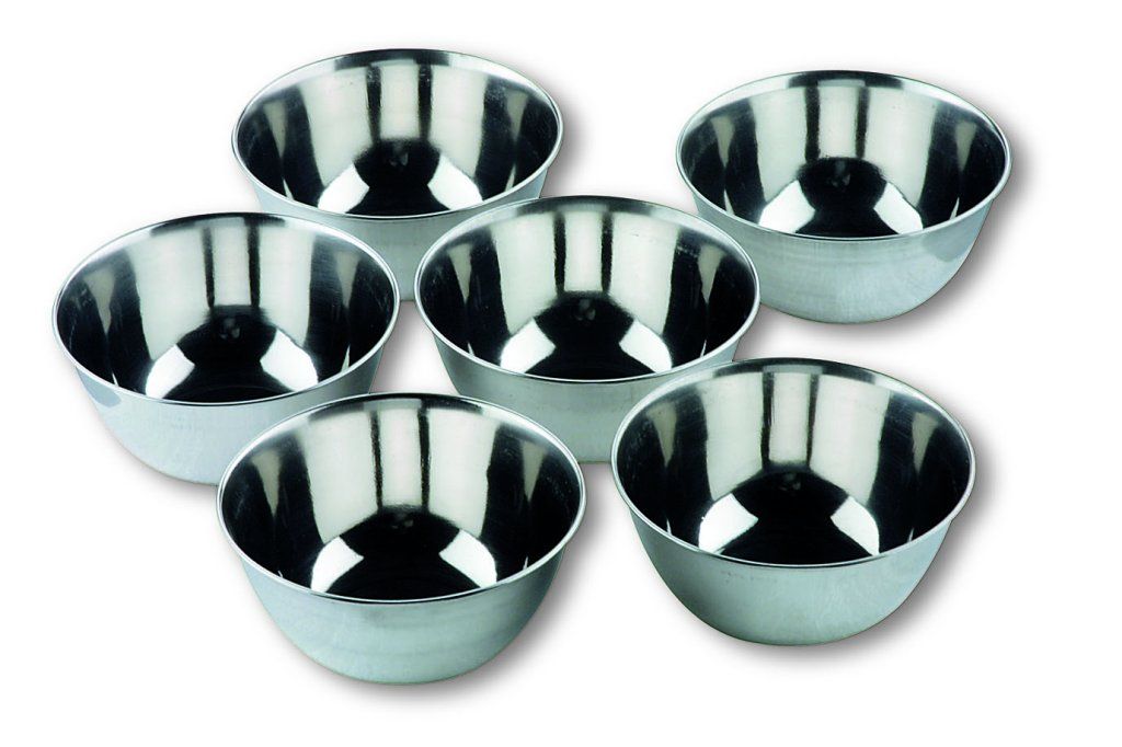 Confezione 1 pezzo SET 6 BOWLS INOX 12 CM 0,4L
