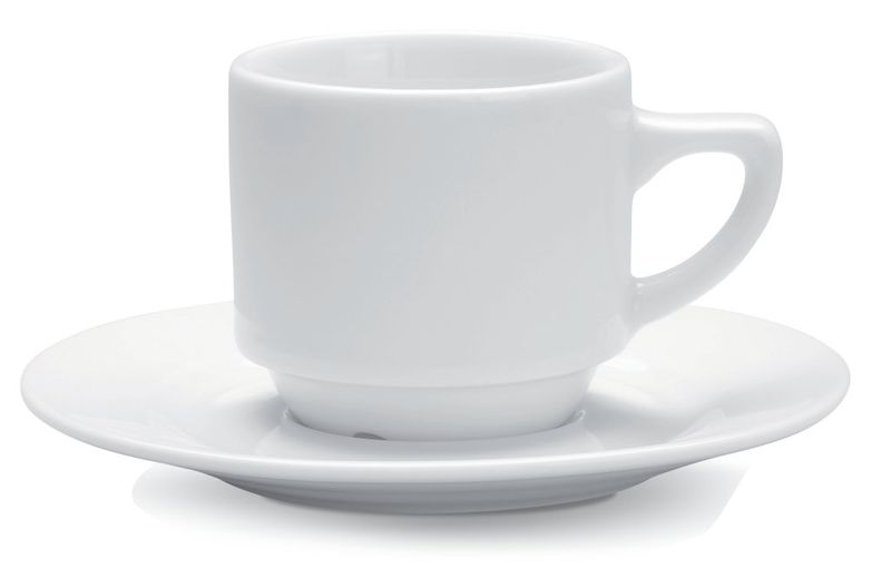 Confezione 12 pezzi PIATTINO COLAZ. 16CM BIA. CAFETT