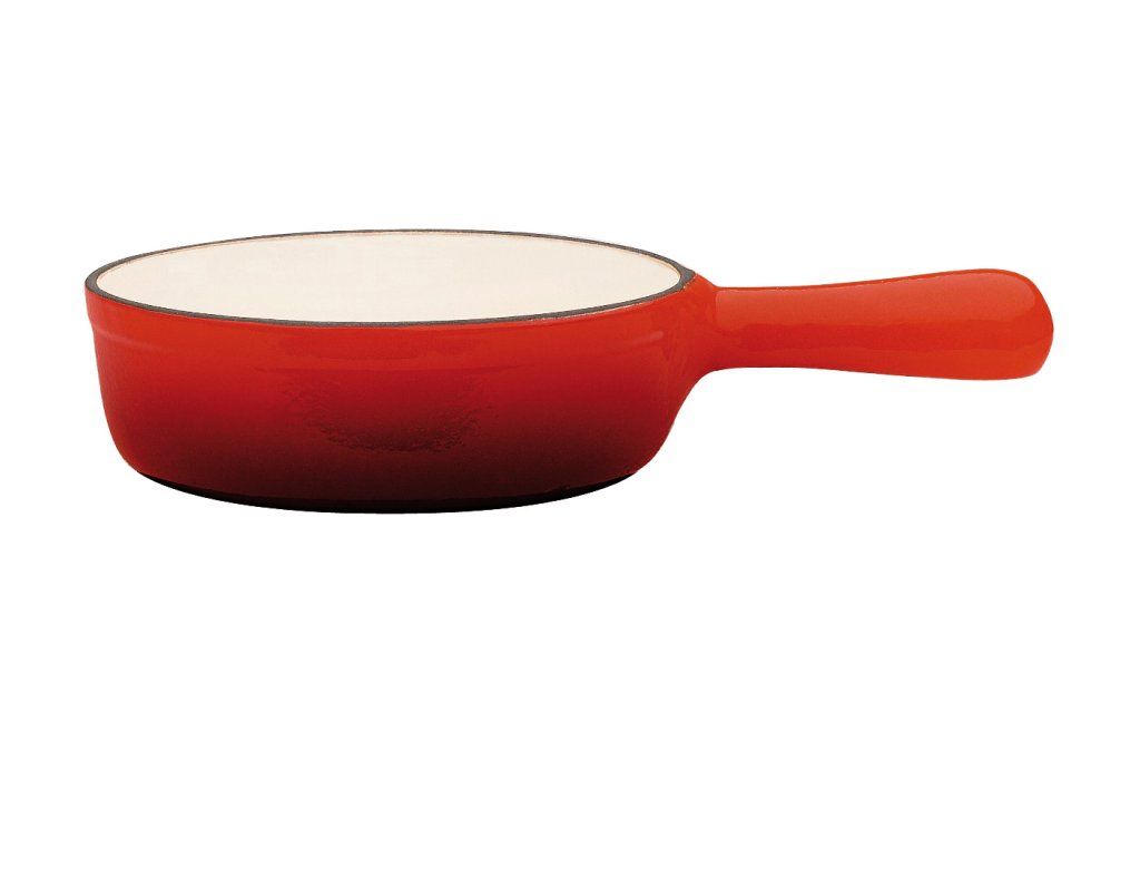 Confezione 1 pezzo TEGAME ROSSO GHISA SMALTATA 21 CM