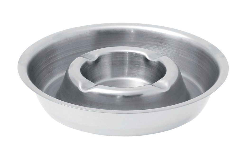 Confezione 1 pezzo POSACENERE DIAM.15 CM INOX