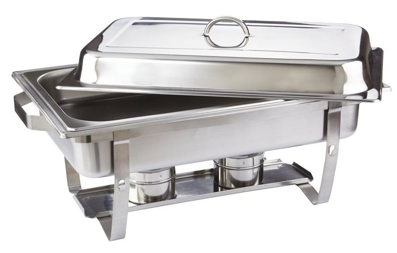 Confezione 1 pezzo CHAFING DISH GN1/1 INOX 9L ECO