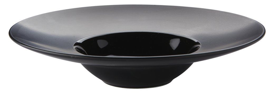 Confezione 3 pezzi PIATTO GOURMET 27   CHIC & MAT NERO