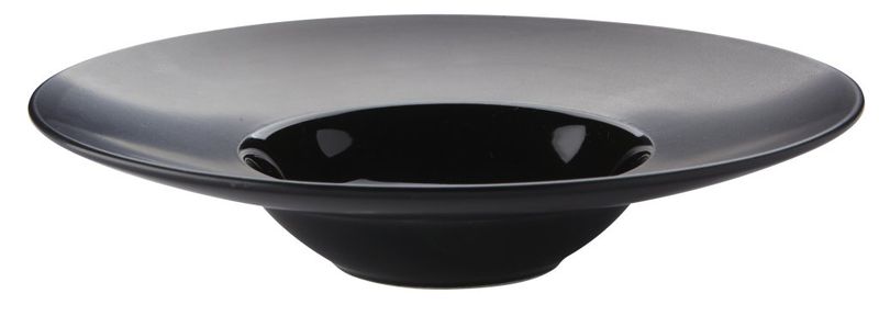 Confezione 4 pezzi PIATTO GOURMET 21   CHIC & MAT NERO