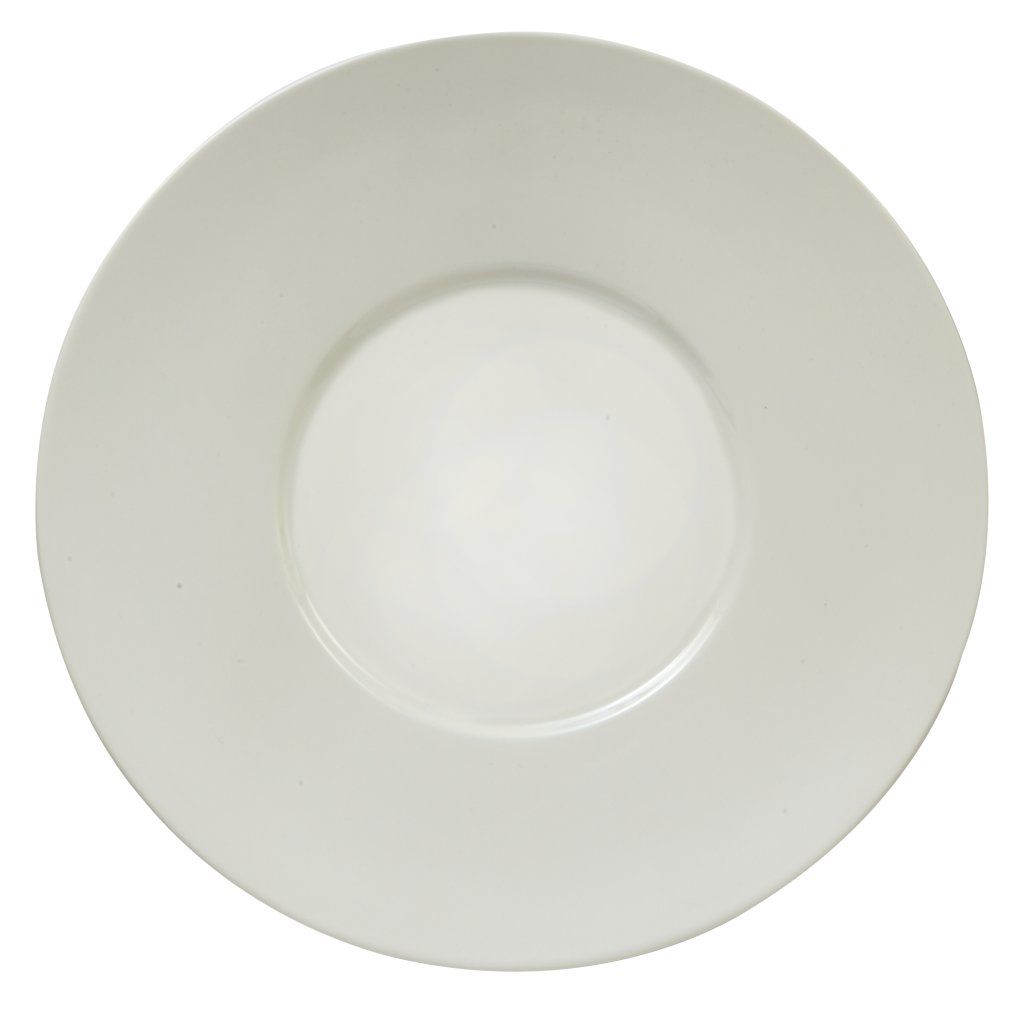 Confezione 3 pezzi PIATTO PIANO ALA LARGA 30,5 CHIC & MAT BIANCO