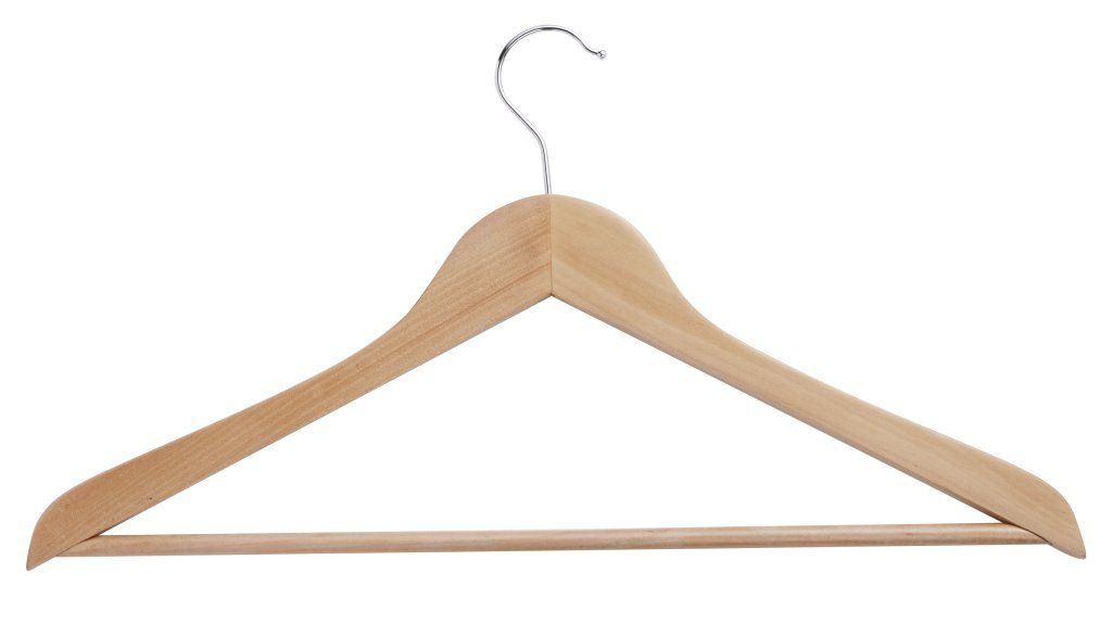 Confezione 1 pezzo GRUCCIA LEGNO 44,5CM NATURALE