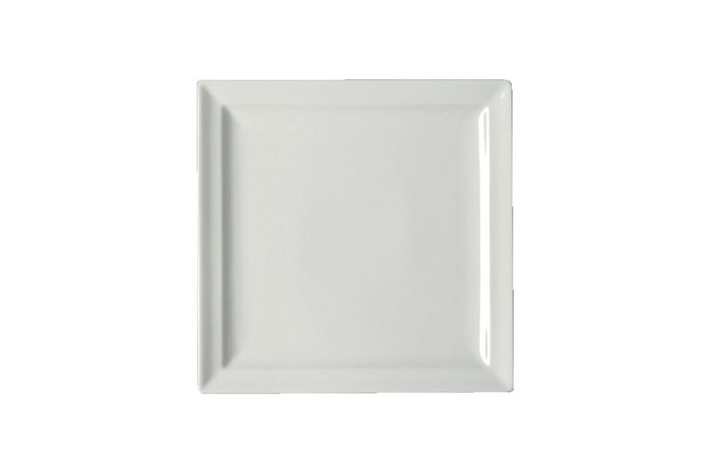 Confezione 12 pezzi PIATTO QUADRO 27CM GOURMET