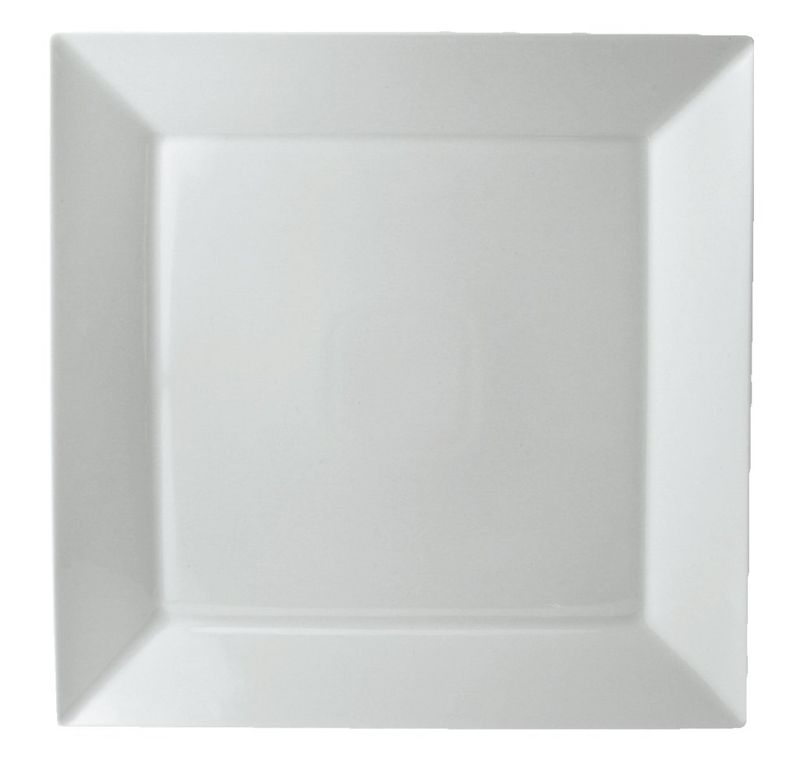 Confezione 12 pezzi PIATTO PIANO 13X13CM   CLASSIC SQUARE