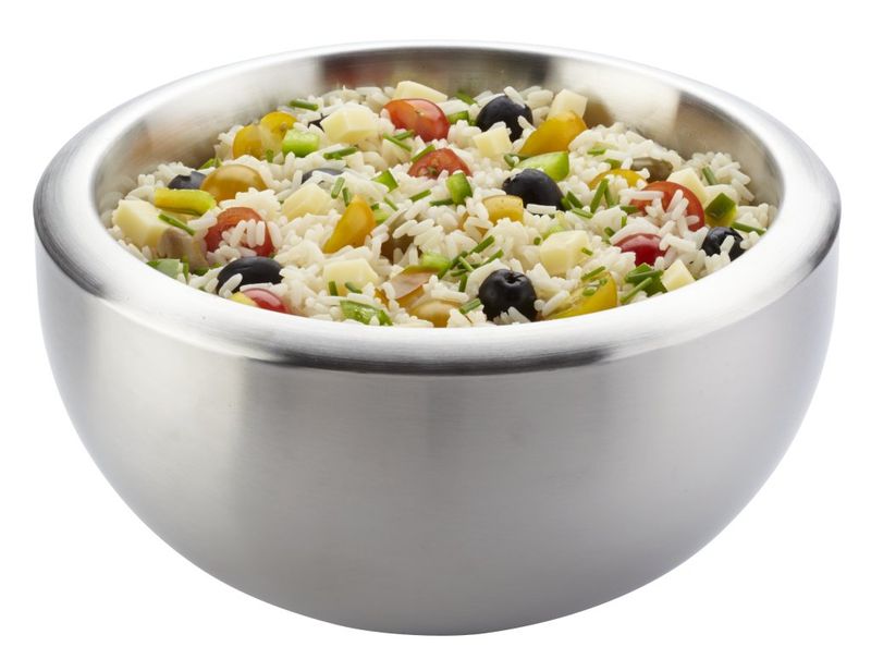 Confezione 1 pezzo INSALAT. DOPPIA PARETE 2.4L 24.5CM INOX