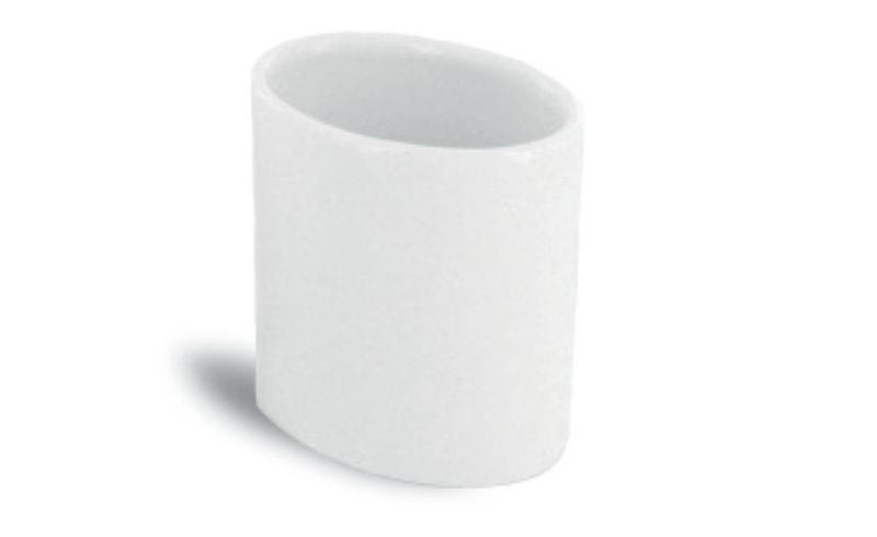 Confezione 12 pezzi VASETTO ELYPSE 6,5X4,5X4,5CM PORCEL.BIA.