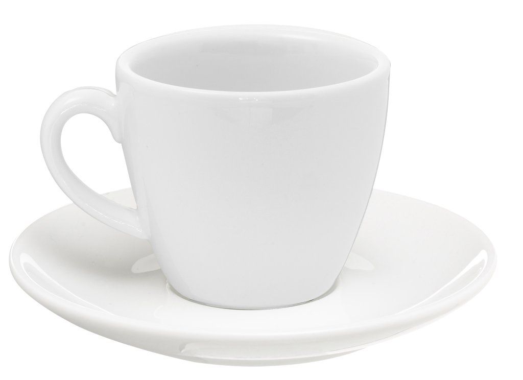 Confezione 6 pezzi PIATT.CAPUCINO 14CM EMOTIONS BIANC.