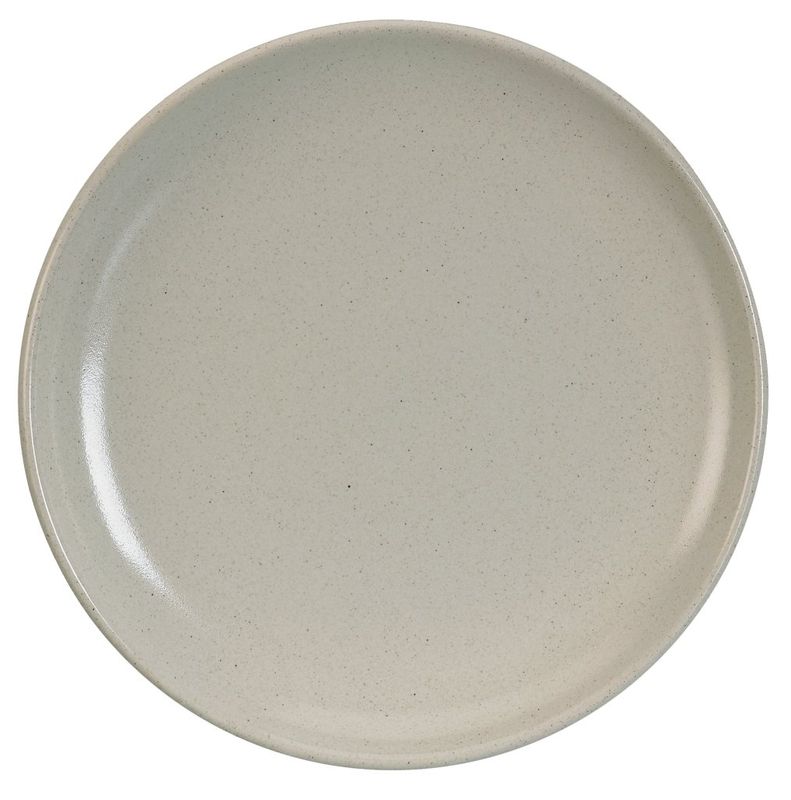 Confezione 12 pezzi PIATTO COUPE  GRES 24CM ECRU