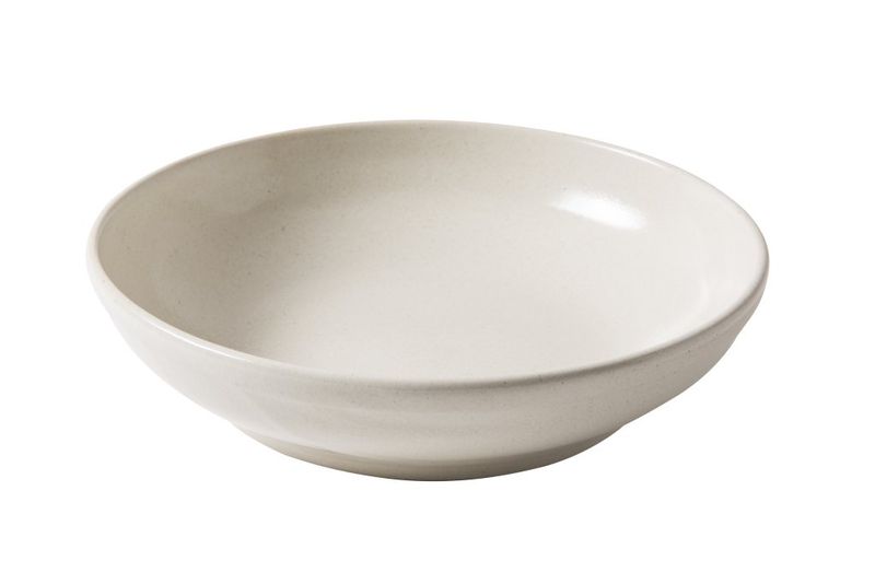 Confezione 6 pezzi PIATTO FONDO COUPE GRES 23CM ECRU