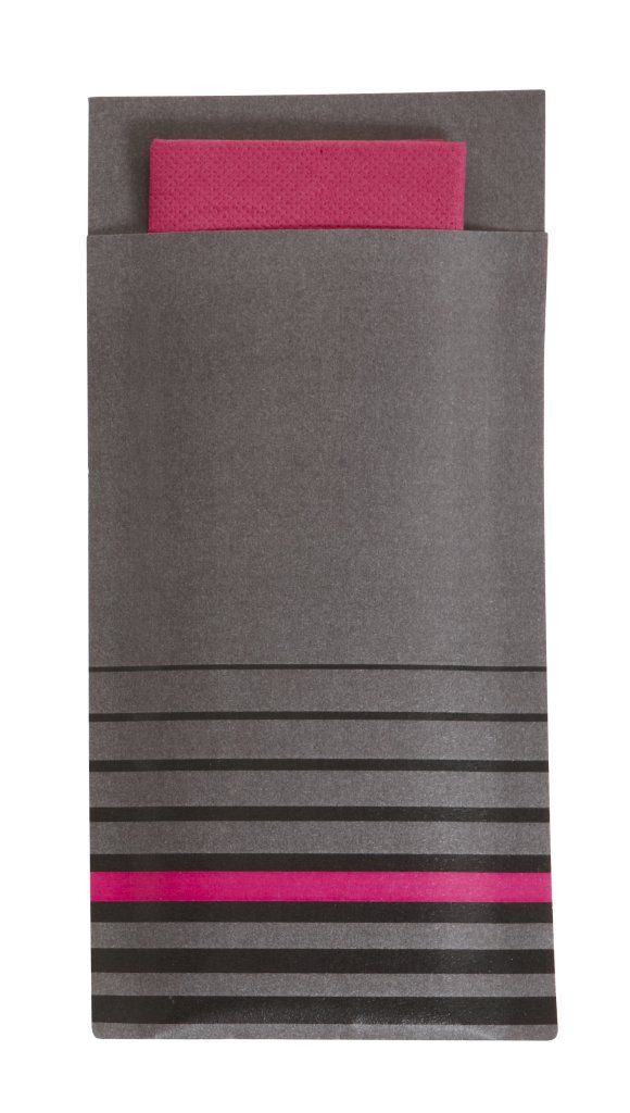 Confezione 1 pezzo CONF.200 POCHET.ISI GRIGIO/LAMPONE