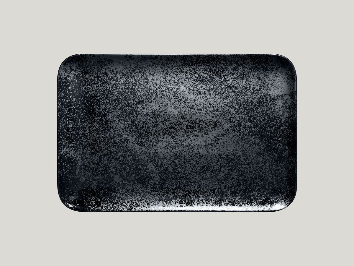 Confezione 6 pezzi PIATTO RETT. 33X22CM KARBON