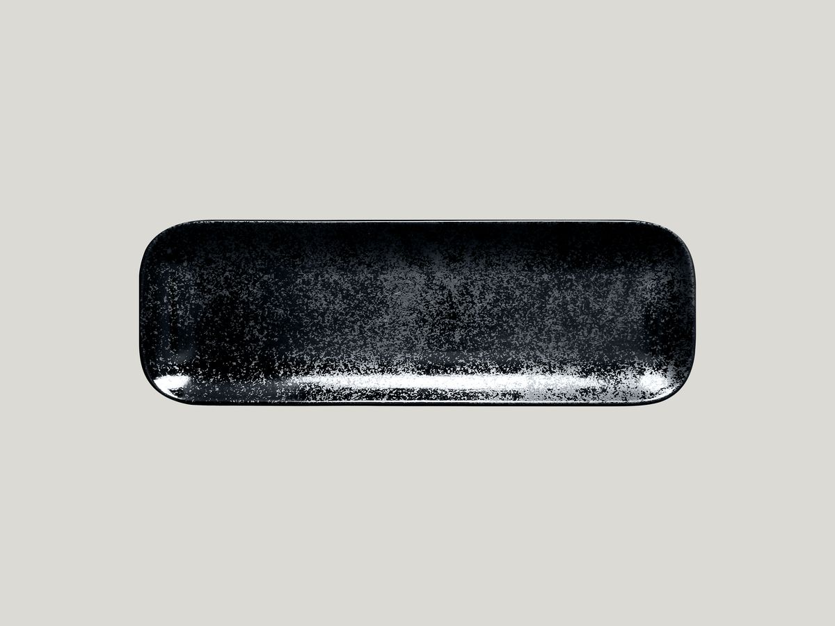 Confezione 12 pezzi PIATTO RETT. 22X11CM KARBON