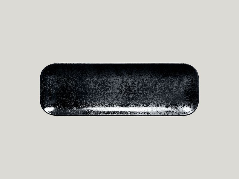 Confezione 12 pezzi PIATTO RETT. 22X11CM KARBON