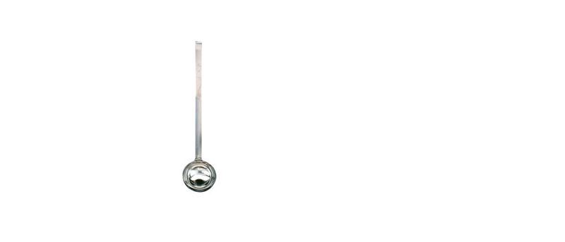 Confezione 1 pezzo MESTOLO INOX D16CM 100  CL SPESS 3MM