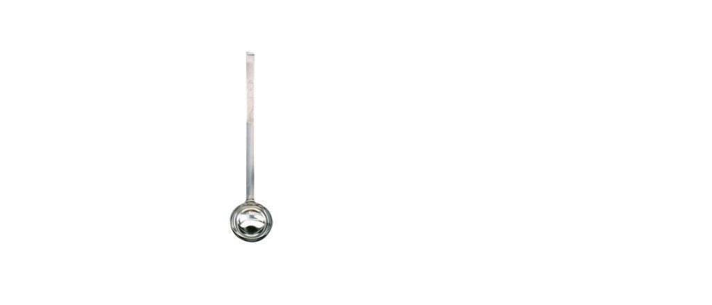 Confezione 1 pezzo MESTOLO INOX D12CM 50  CL SPESS 3MM