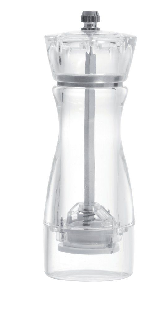 Confezione 1 pezzo MACINA PEPE ACRILICO H.15CM