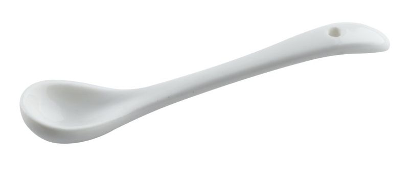 Confezione 12 pezzi CUCCHIAIO MOSTARDIERA BIANCO