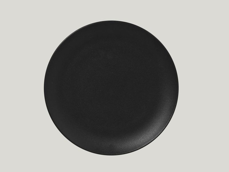 Confezione 12 pezzi PIATTO COUPE 27CM NERO VULCANO NEO FUSION