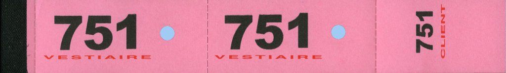 Confezione 1 pezzo CONF.20 CARNET 50 TICK.GUARDAROBA ROSA