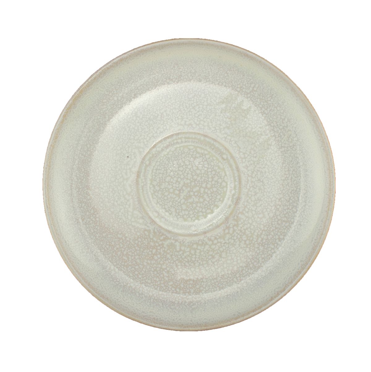 Confezione 8 pezzi PIATTINO 2 IMPRONTE 14CM PERLA
