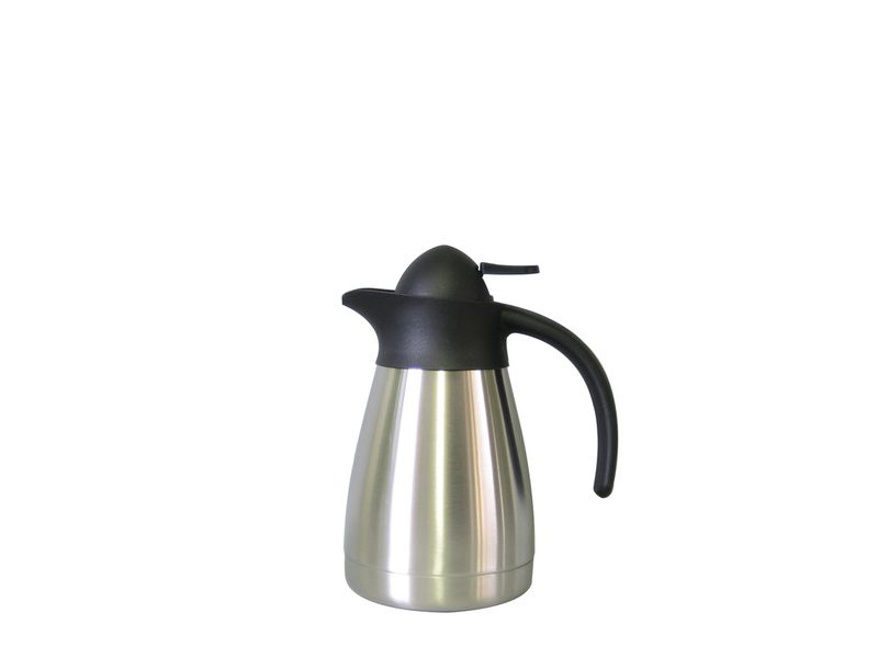 Confezione 1 pezzo CARAFFA TERMICA INOX 50  CL C/PULSANTE NOIR