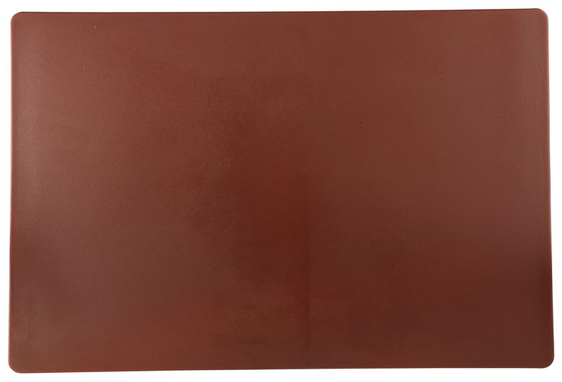 Confezione 1 pezzo TAGLIERE POLIET. 53X32,5X2 SENZA SCANALATURA MARRONE