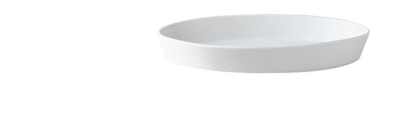 Confezione 2 pezzi PIATTO SABOT OVALE 32X22,5 CM PORCEL.