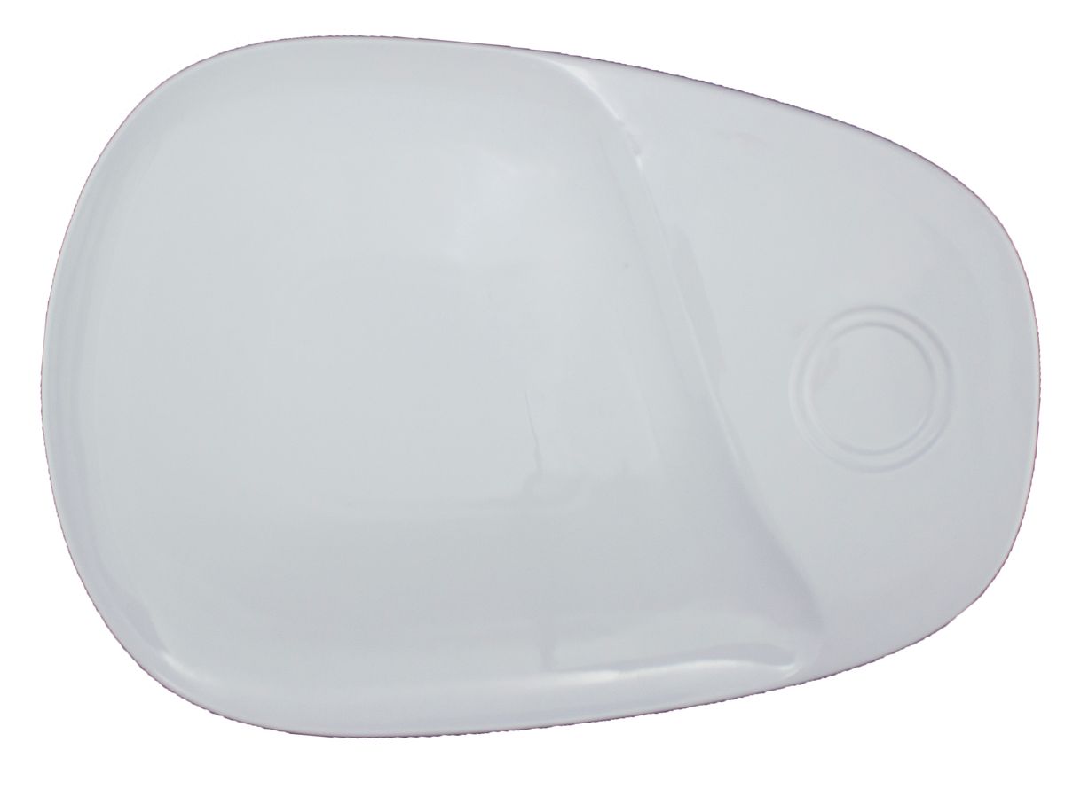 Confezione 12 pezzi VASSOIO GOURMAND OVALE 33X23 CM